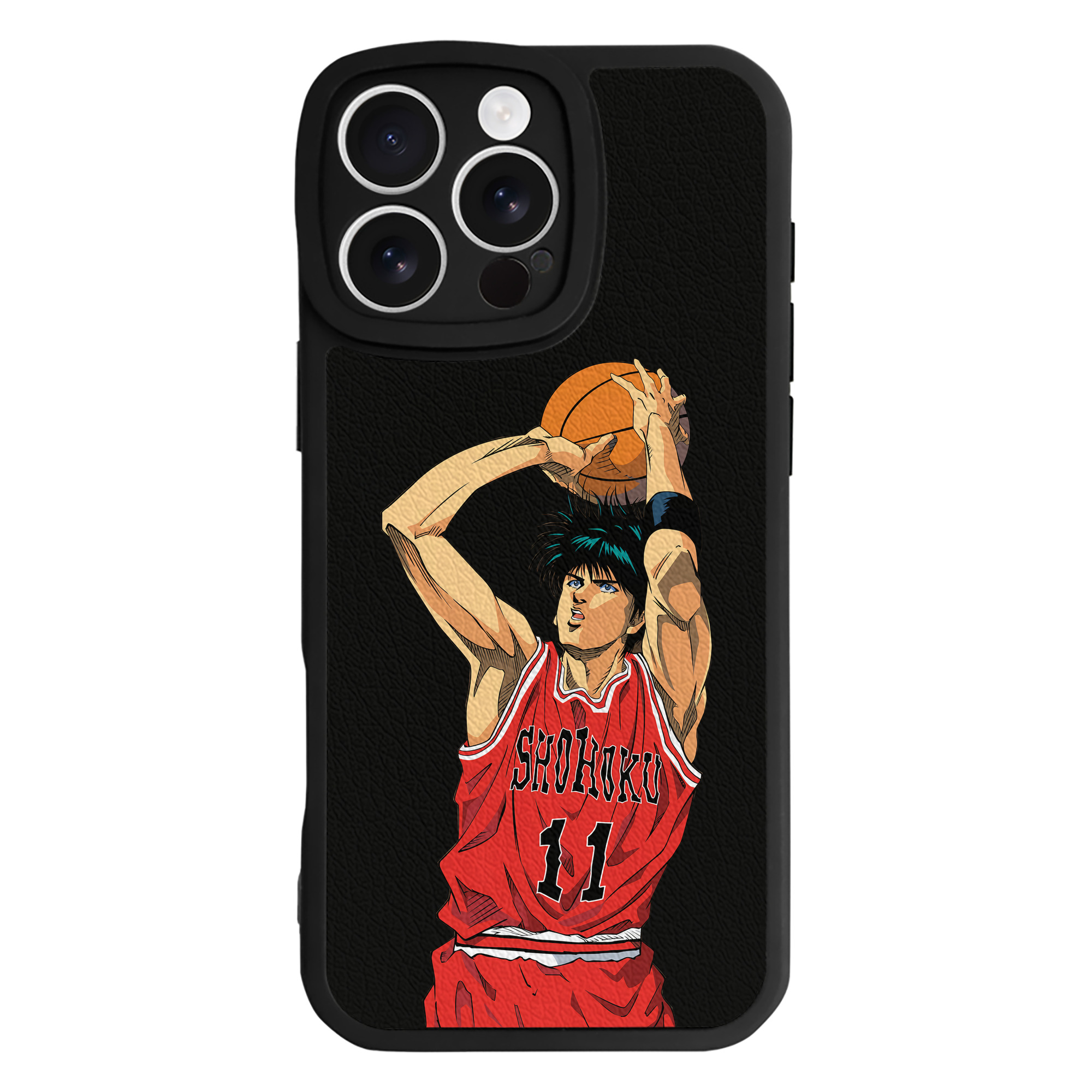 （画像用） SLAM DUNK／スラムダンク 【iPhone 16シリーズ対応】シリコンスマホケース（レザー調） 材質：シリコン